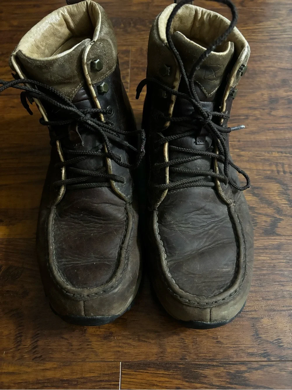 Twisted X Waterproof Hiker Boots Brown Leather Lace-Up Outdoor Work Footwear